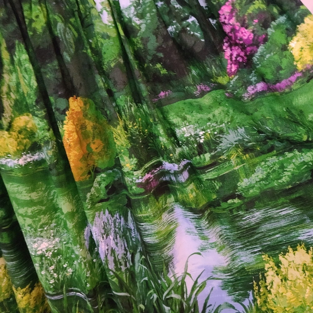 Spring Scene Printed ModCloth Dress